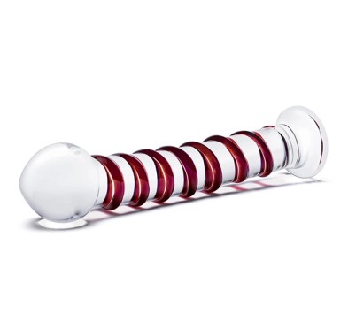 Szklane dildo - Glas Mr. Swirly 25,5 cm